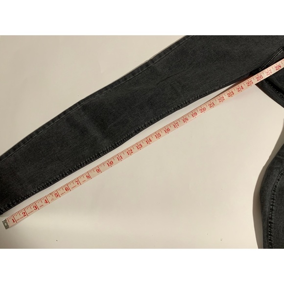 Zara High Rise Skinny Jeans in Grey Sz 4 - Picture 8 of 9